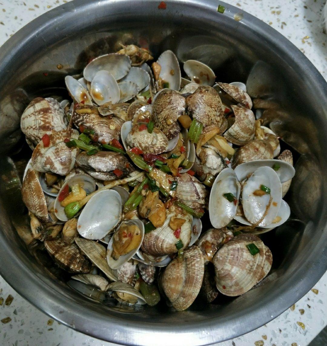 爆炒花甲