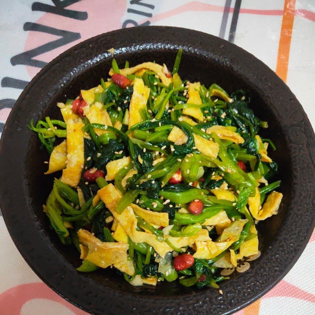 健康低脂凉拌菜—菠菜可以这样吃