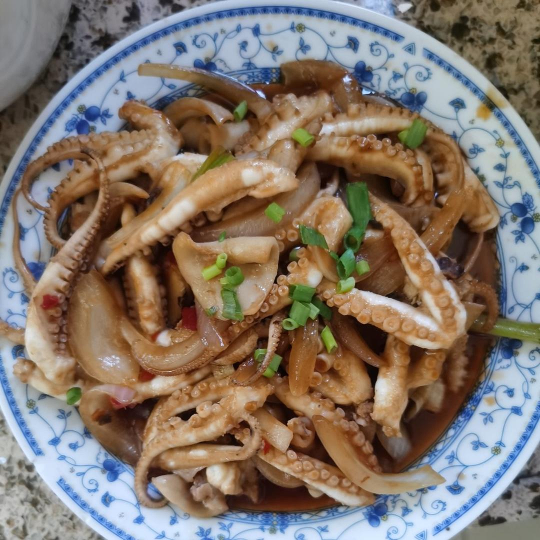 爆炒八爪鱼