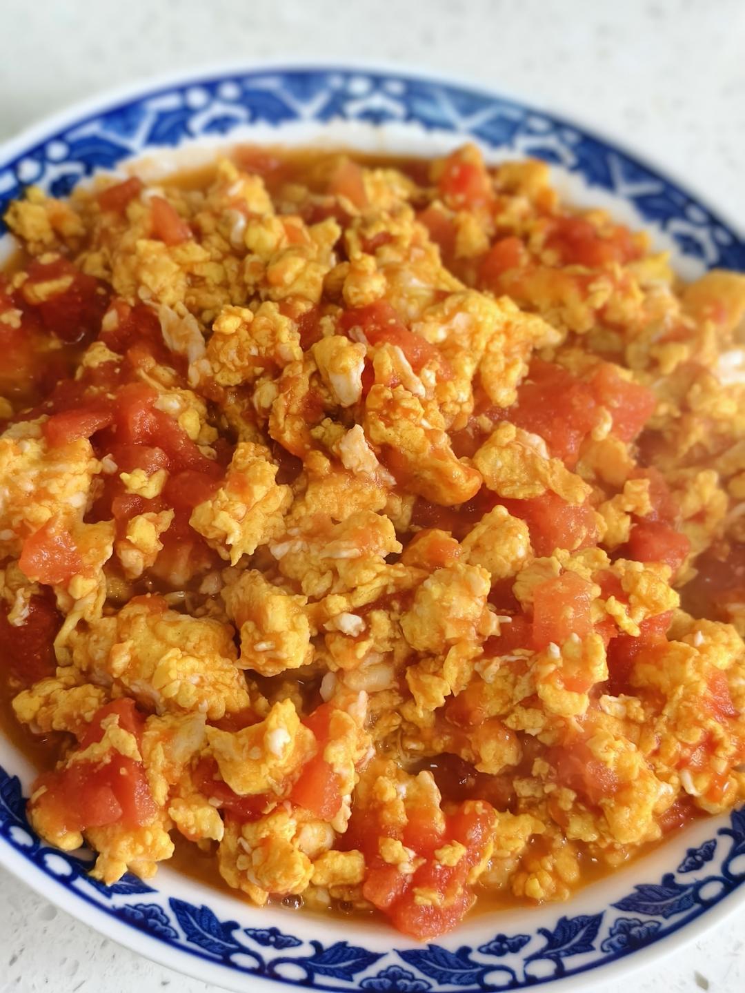 超嫩滑的番茄炒蛋