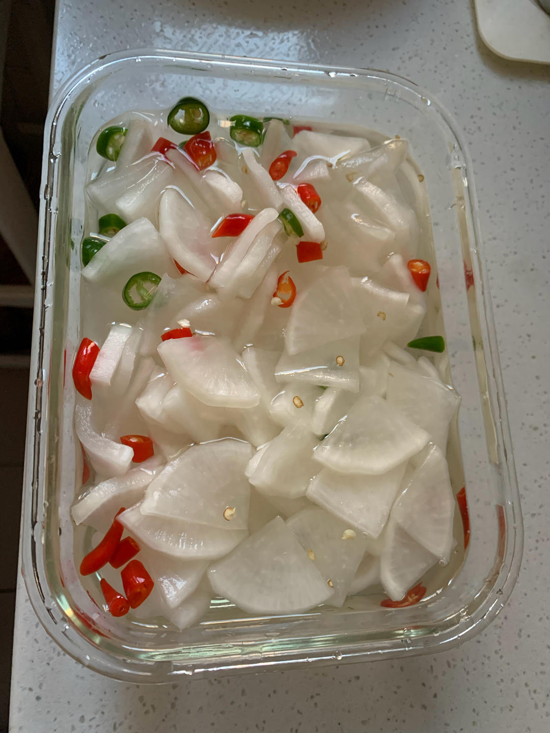 腌萝卜，酸甜爽口