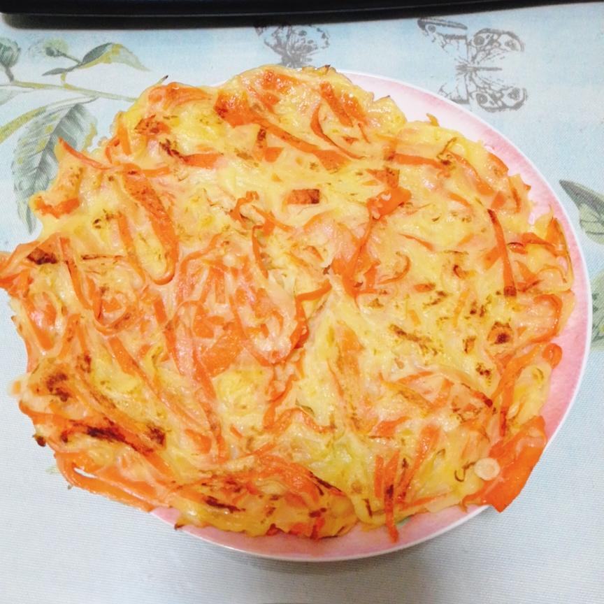土豆胡萝卜丝饼的做法