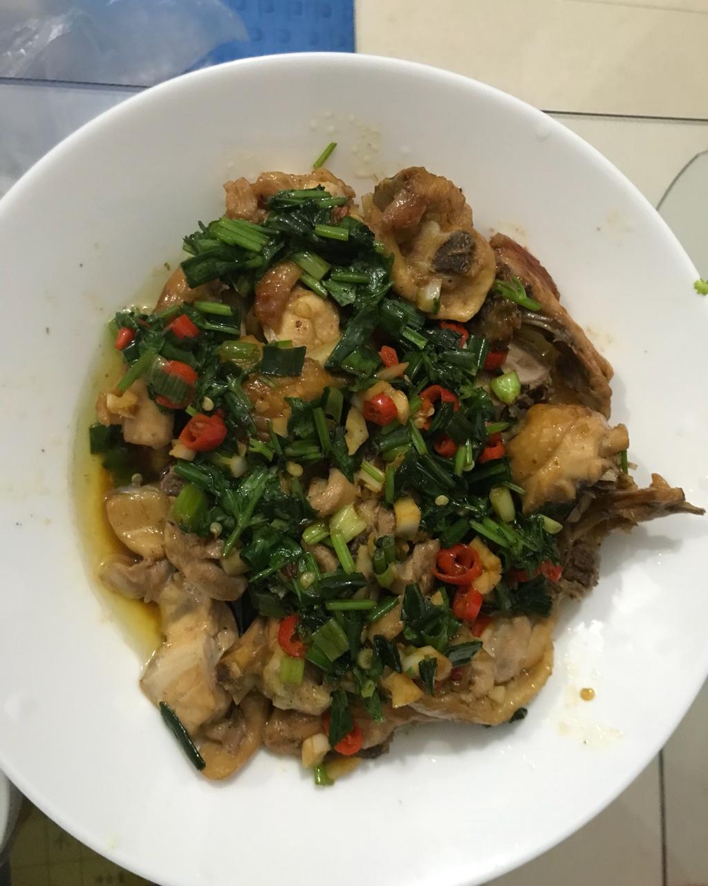葱油鸡(家常菜)