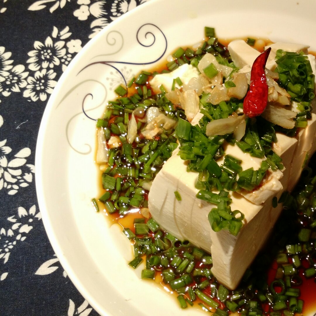 小葱拌豆腐