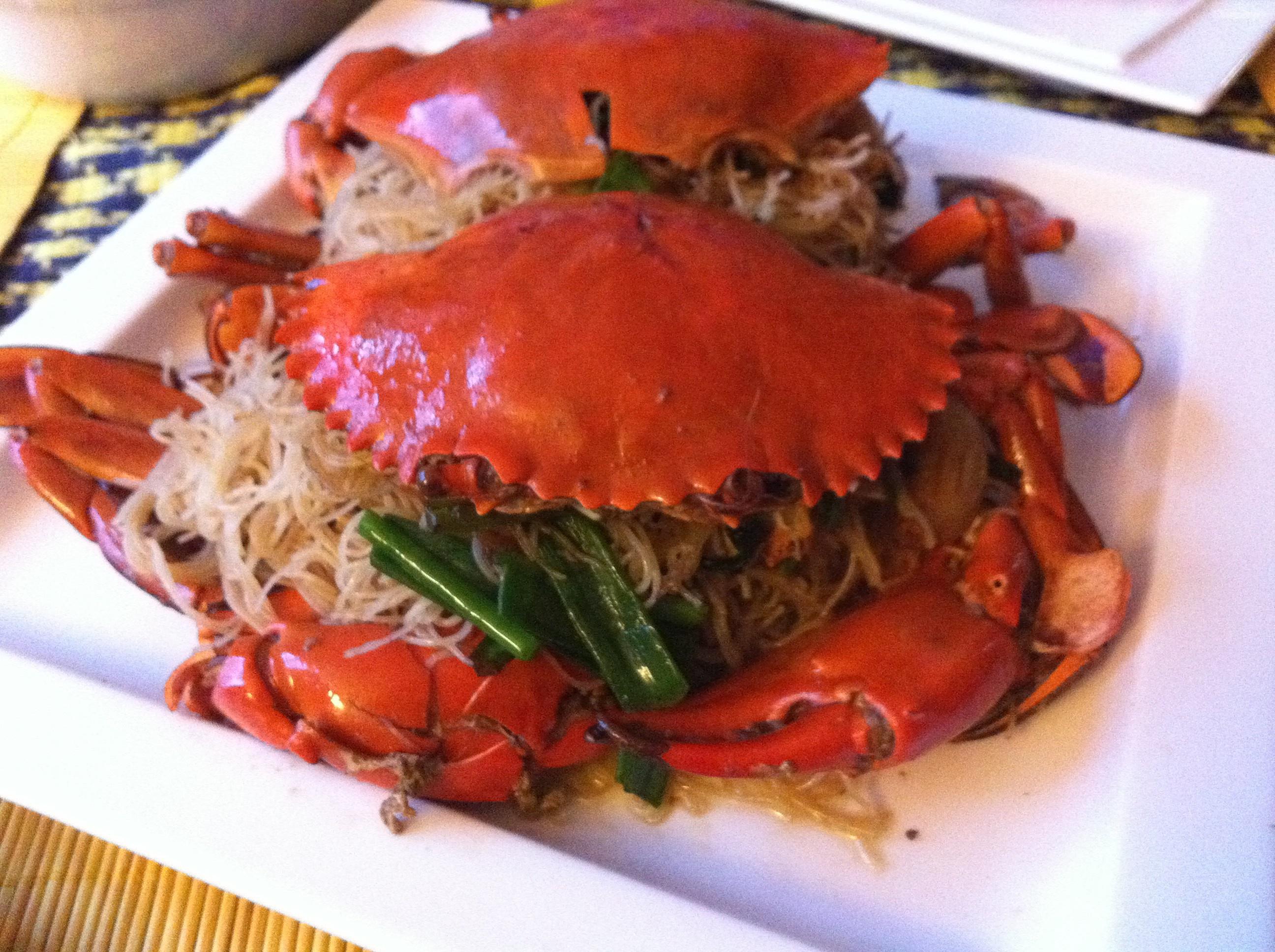 Yiwen的简速餐--螃蟹米粉的做法