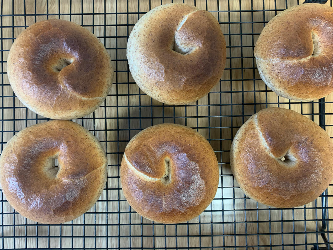 全麦贝果，低糖无油