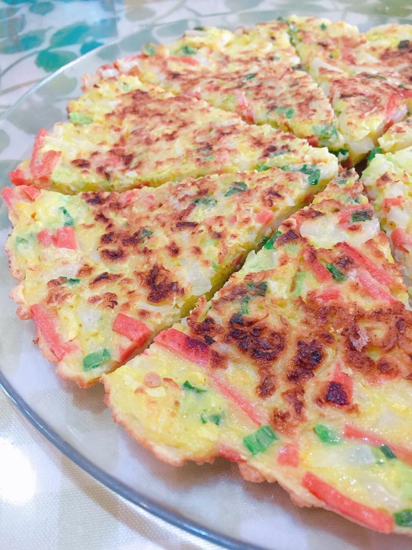 白菜鸡蛋早餐饼