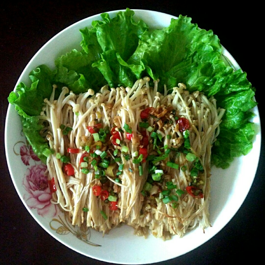 烤箱版 烤金针菇