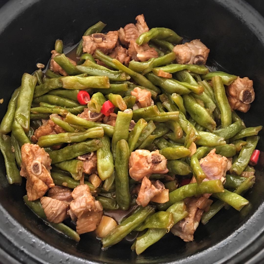 排骨焖四季豆