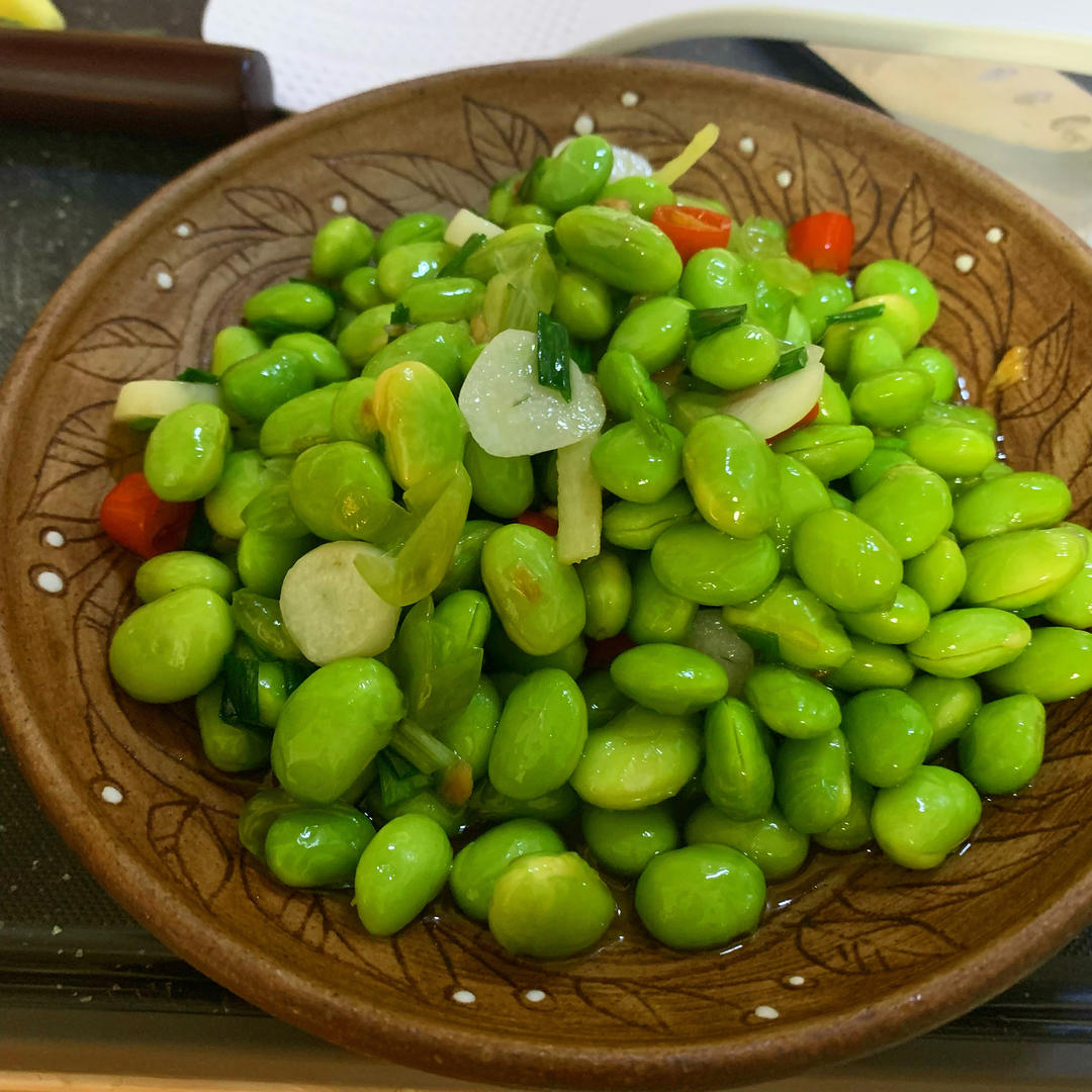 清炒毛豆