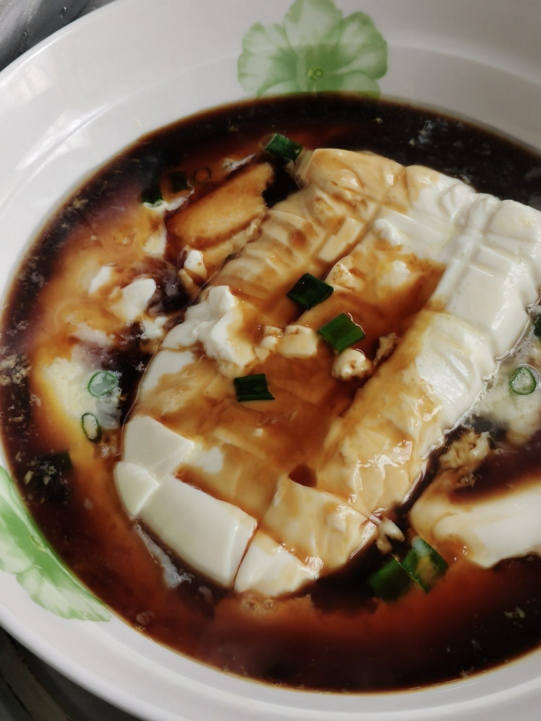 蒸内酯豆腐鸡蛋