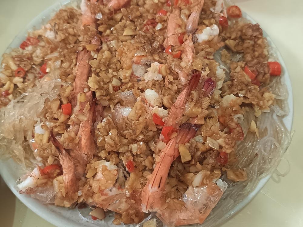 蒜蓉粉丝开背虾