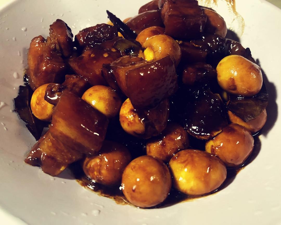 加了鹌鹑蛋后，这盘红烧肉，美味的逆天啦——鹌鹑蛋烧肉（孔瑶食谱）