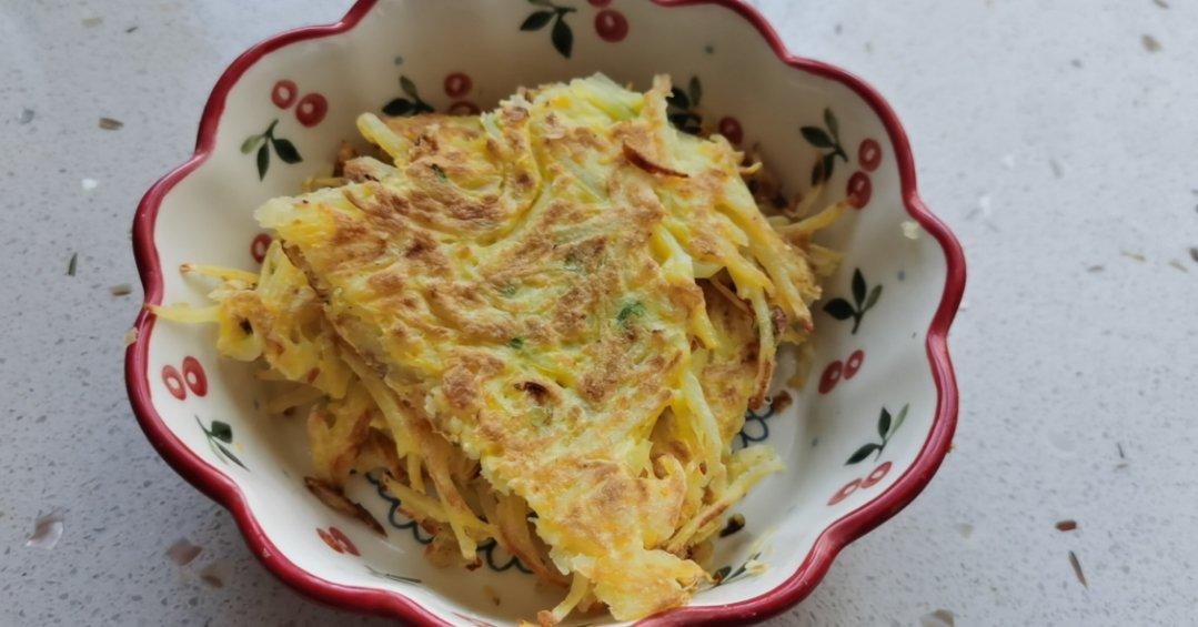 土豆丝鸡蛋饼