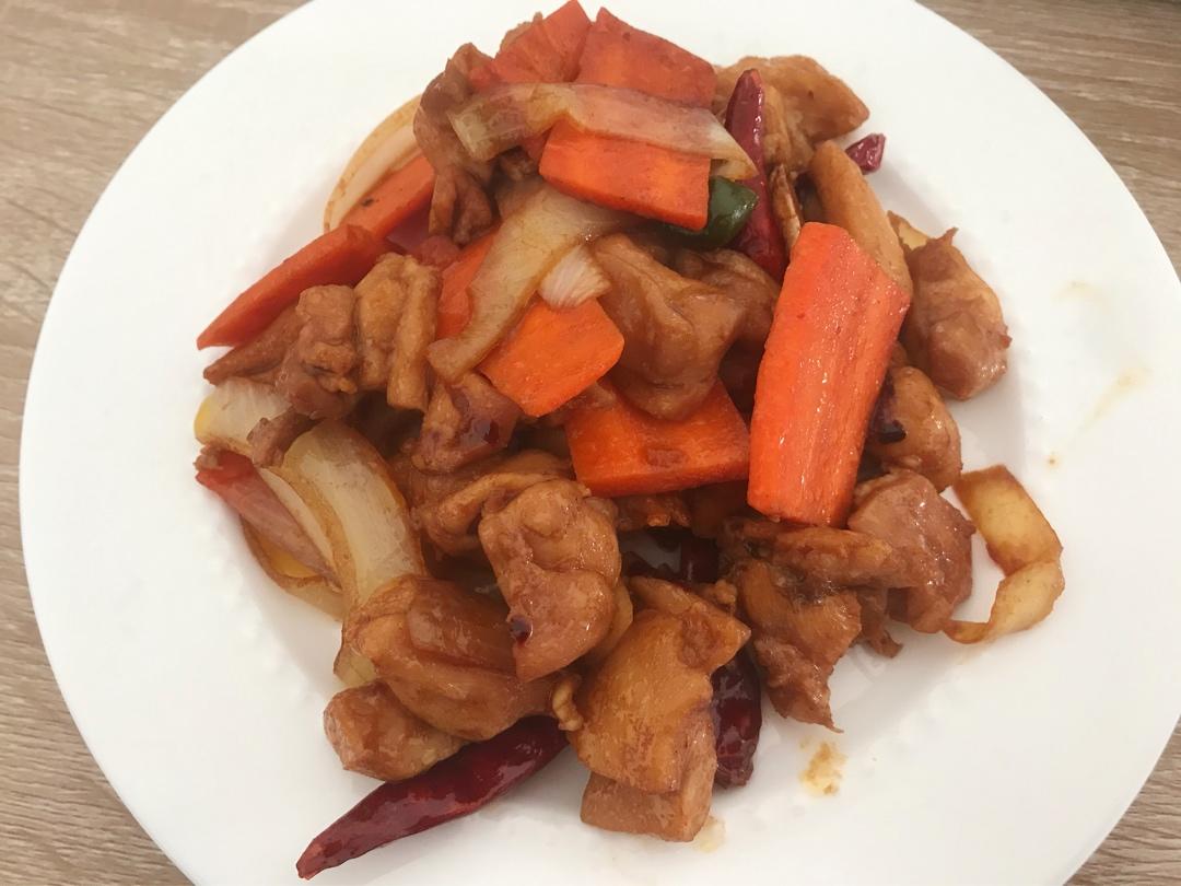 辣炒鸡腿肉 Spicy Fried Chicken
