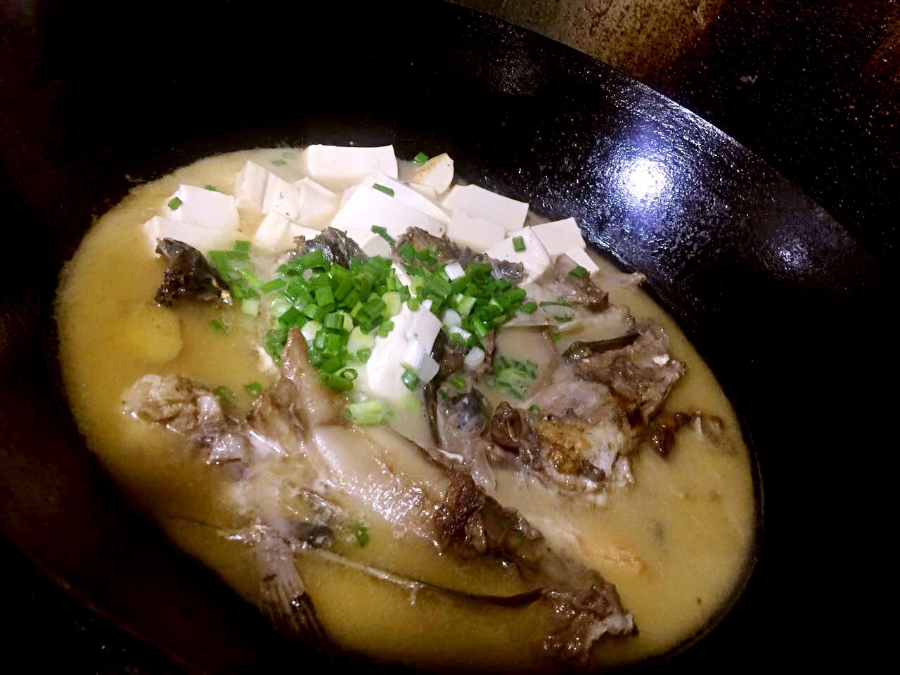 米鱼头煲豆腐的做法