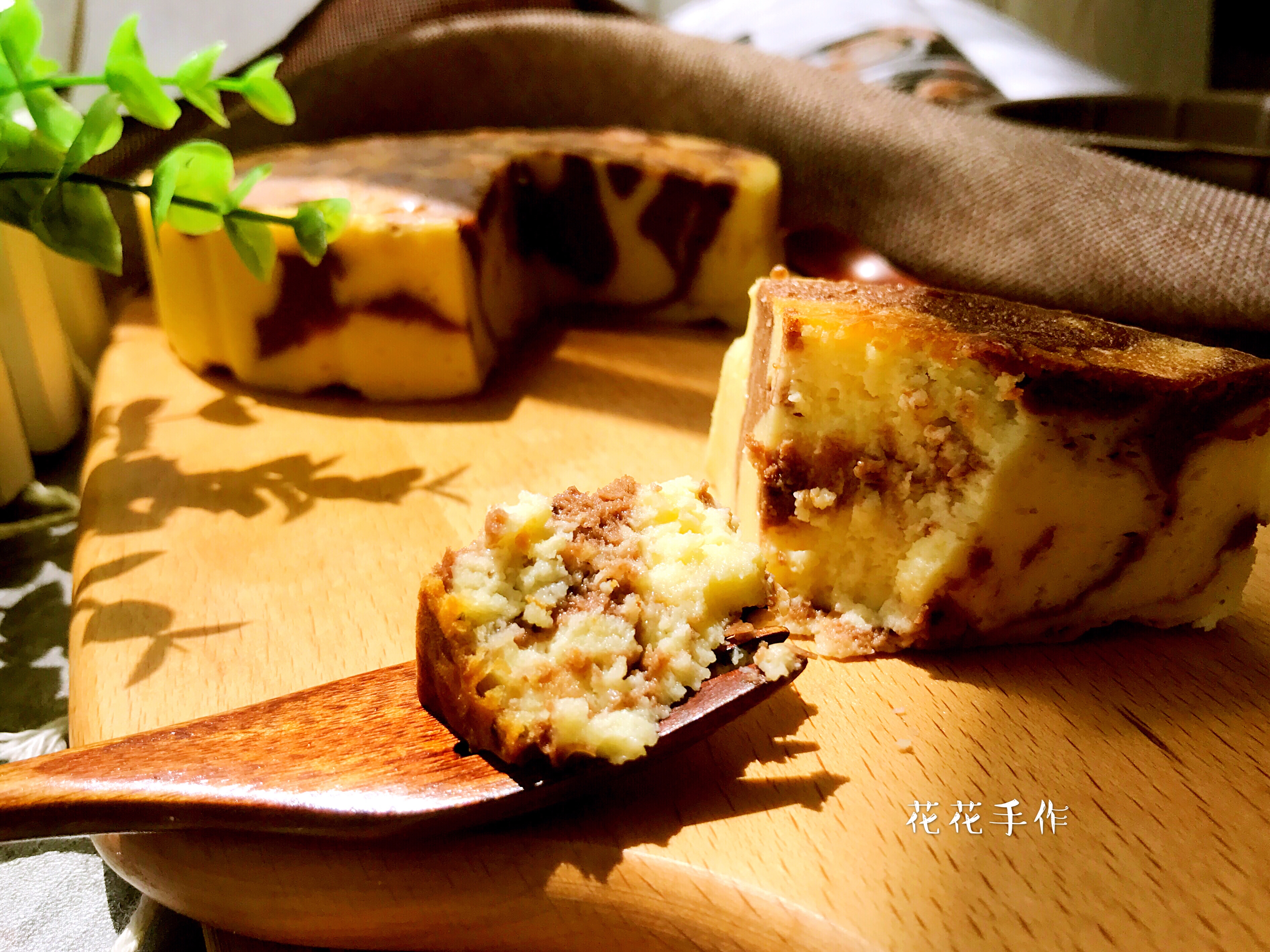 kiri奶油芝士食谱-大理石芝士蛋糕的做法 步骤12