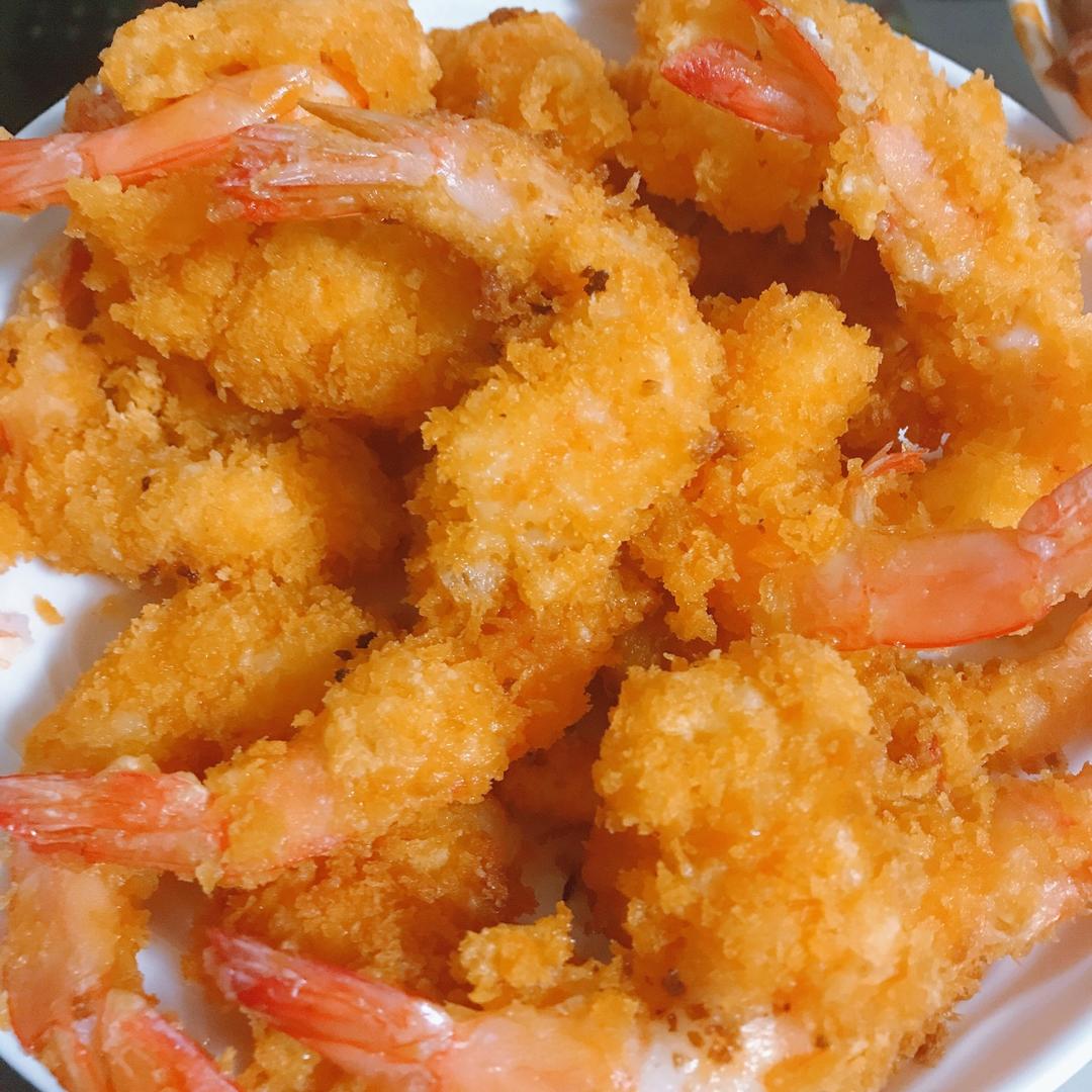 面包糠炸虾