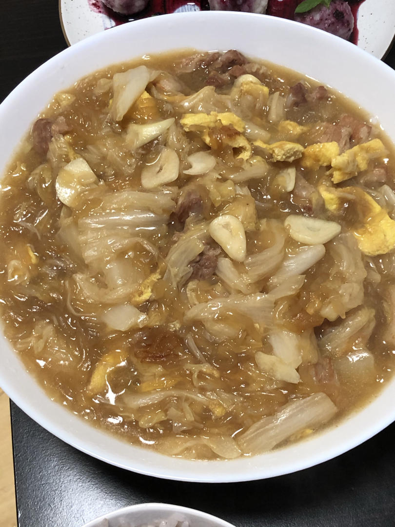 地道东北猪肉白菜炖粉条