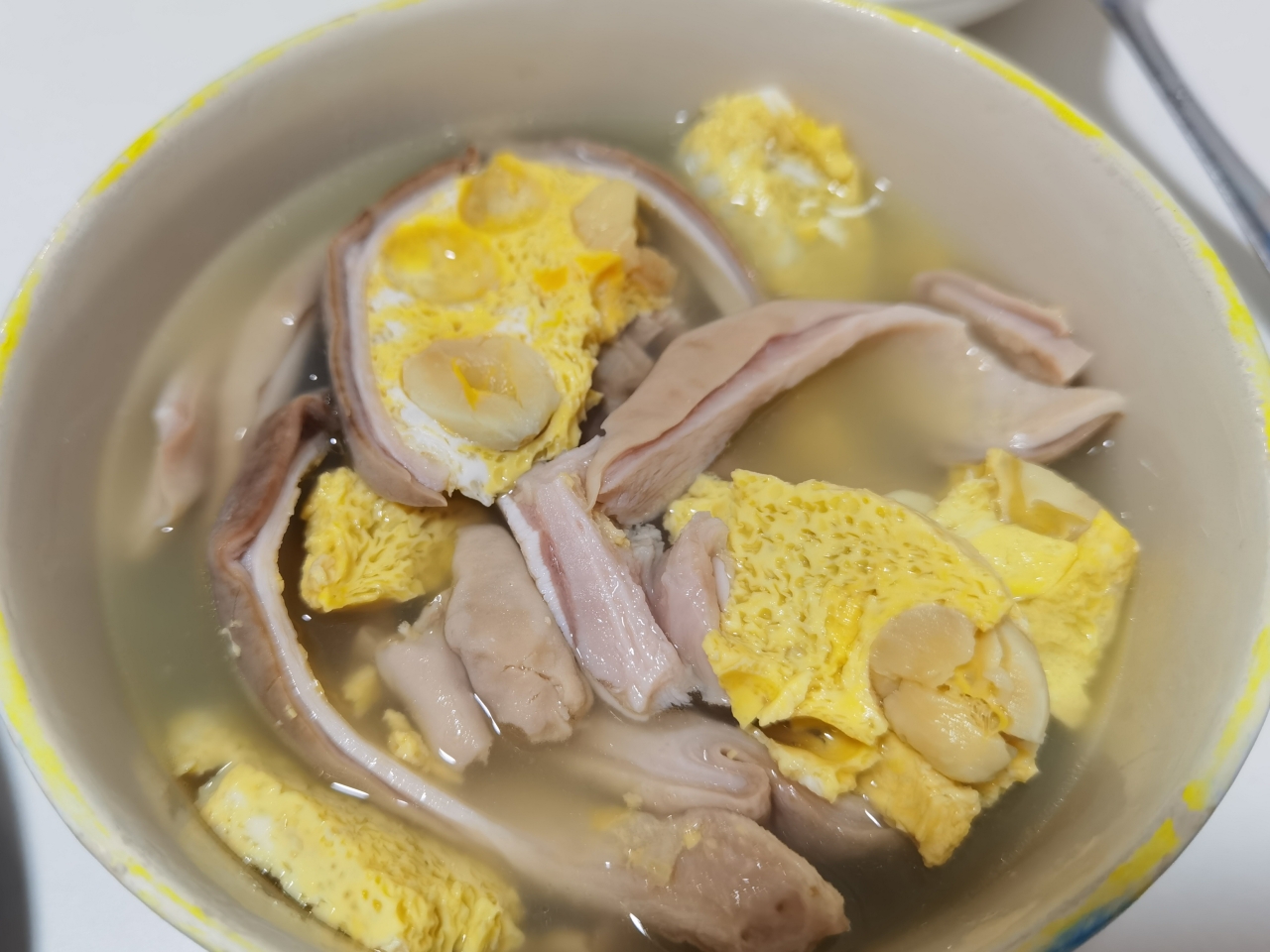 猪肚灌蛋汤🥣健脾养胃的做法 步骤11