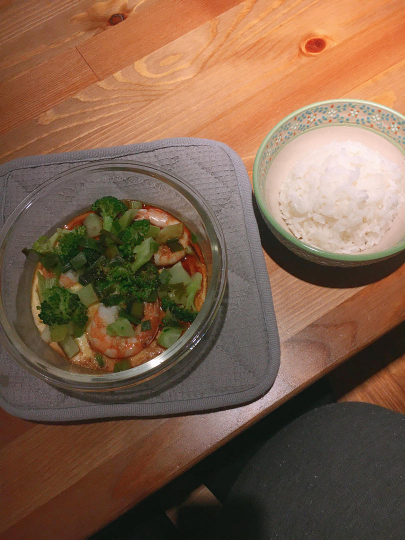 减肥打卡💛西兰花虾仁豆腐蒸蛋🥰超滑嫩