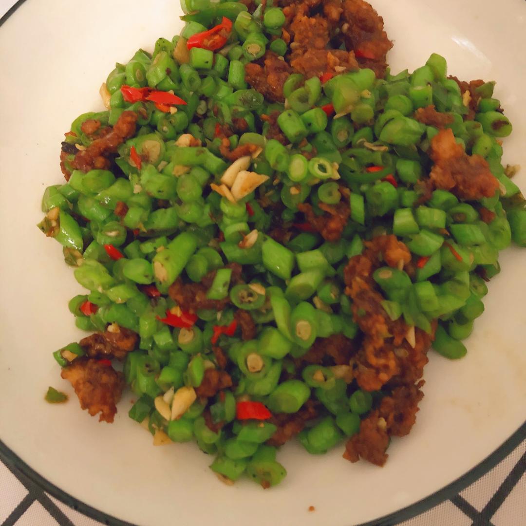 超下饭的豆角炒肉末的做法