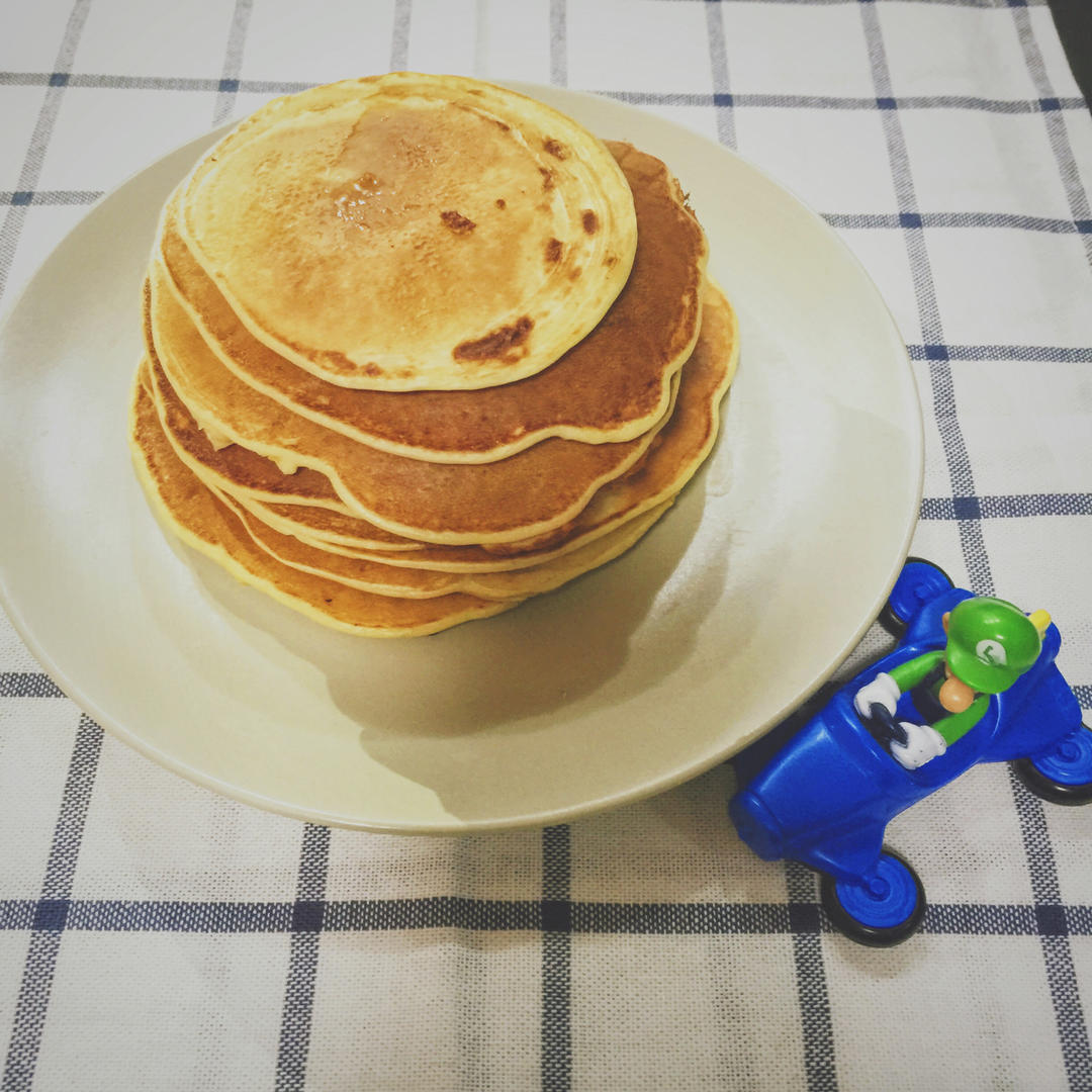 超级简单pancake【无黄油健康版】
