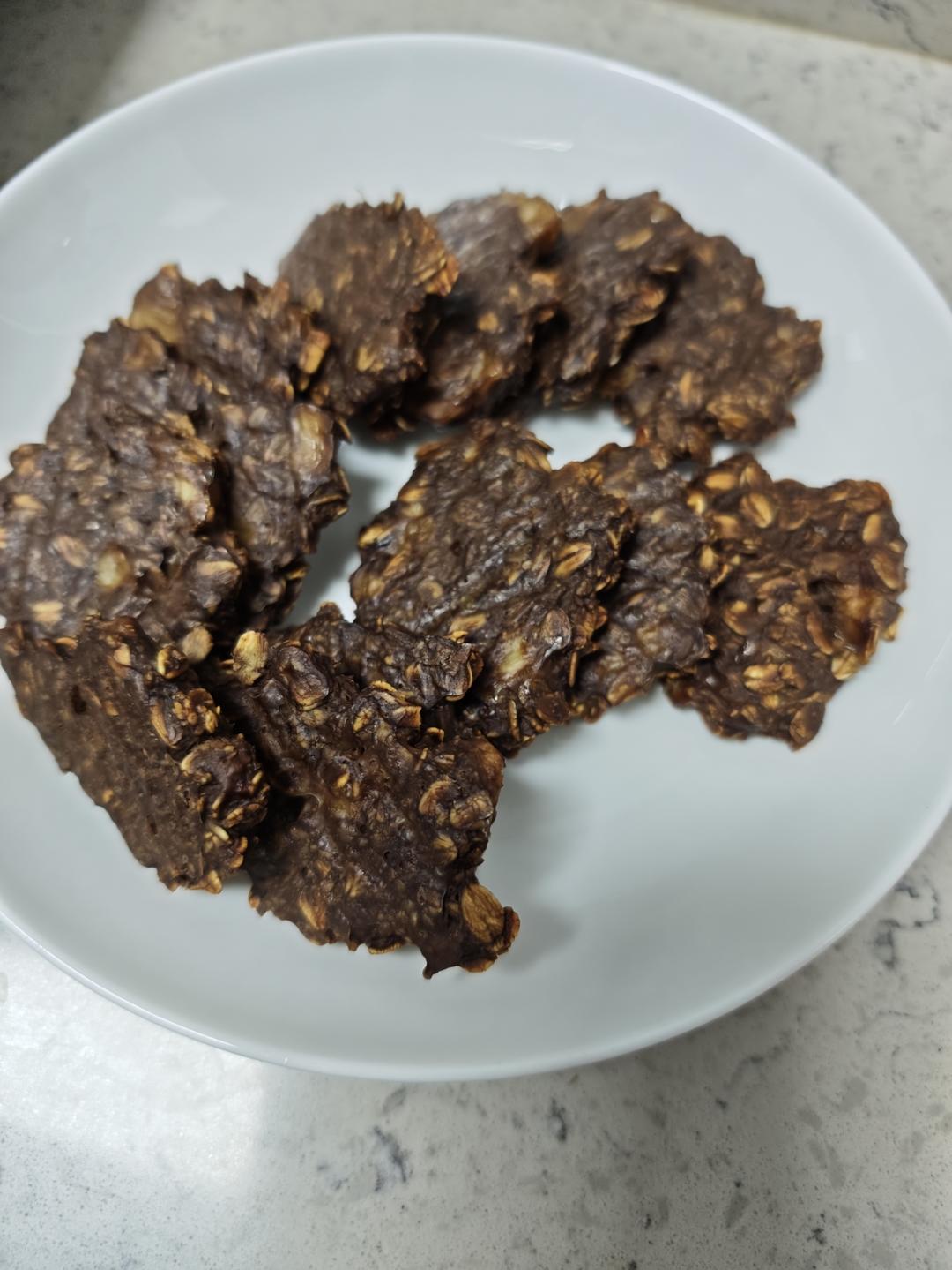 无黄油香蕉巧克力燕麦饼干