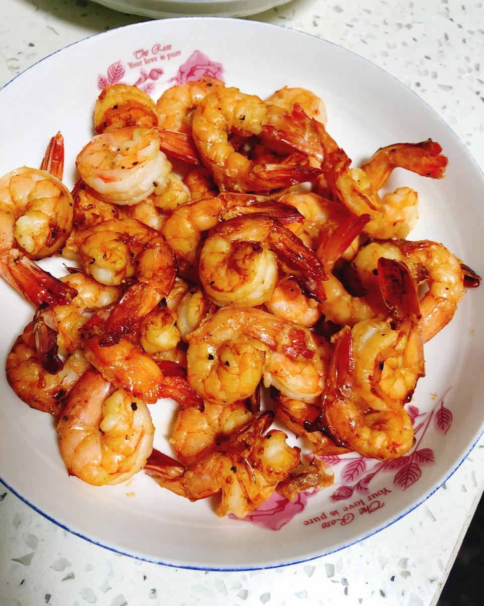 烤虾仁 (空气炸锅)