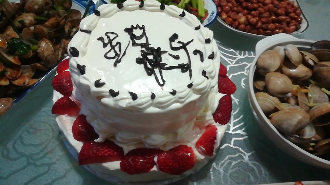 6寸生日蛋糕（水果奶油蛋糕）