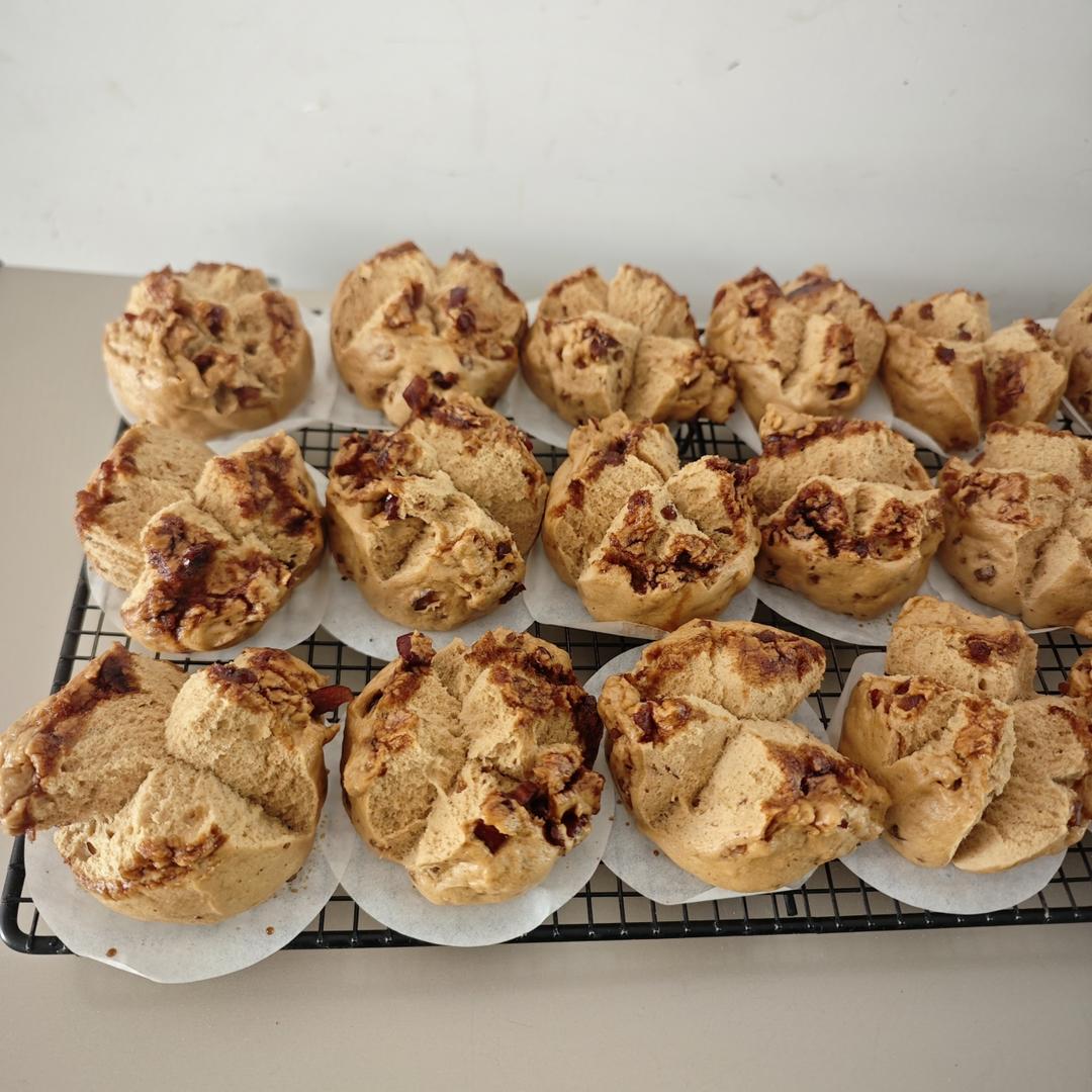 次次开花红枣红糖馒头(厨师机版/不加泡打粉)