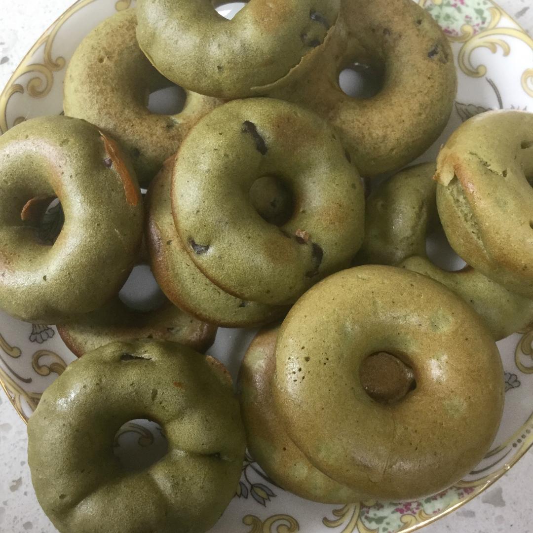 新手必成功——抹茶蜜豆甜甜圈（少油）