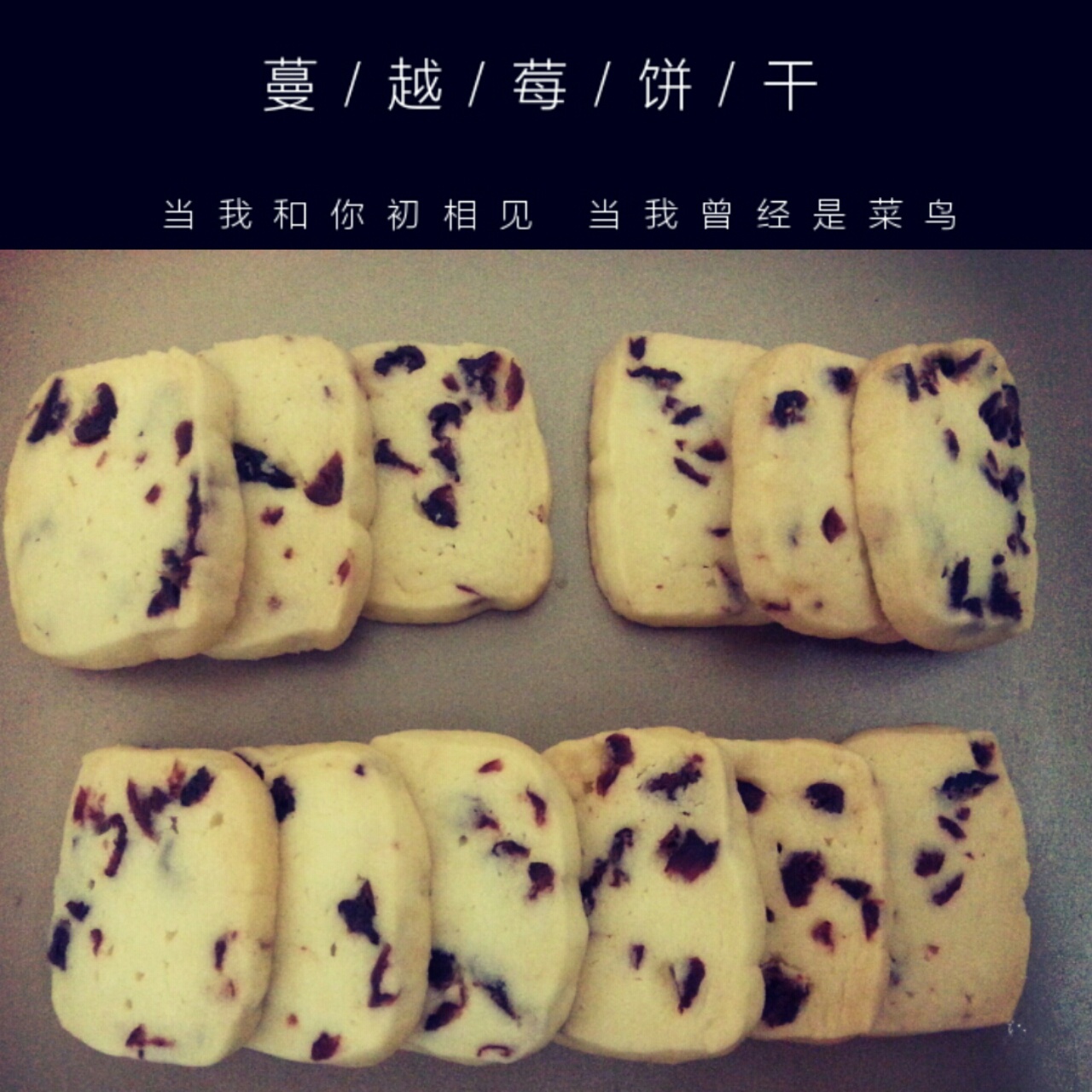 蔓越莓饼干