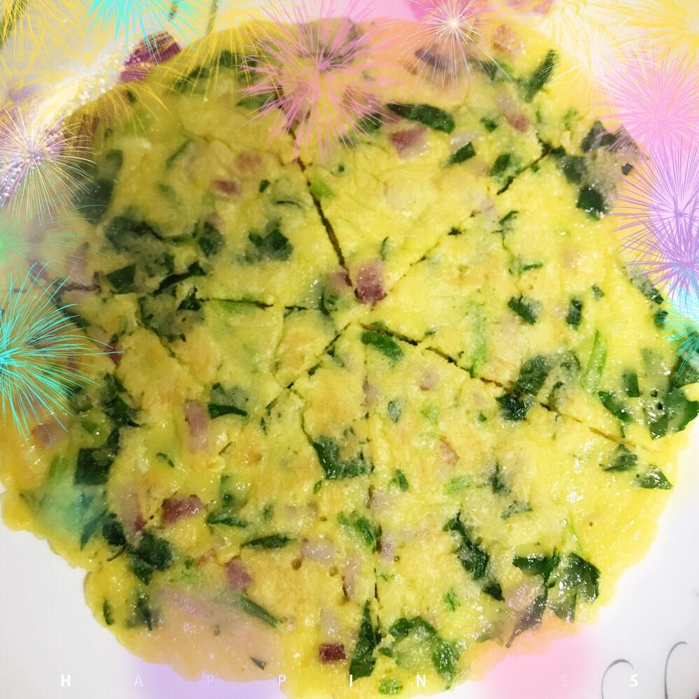 火腿蔬菜煎饼