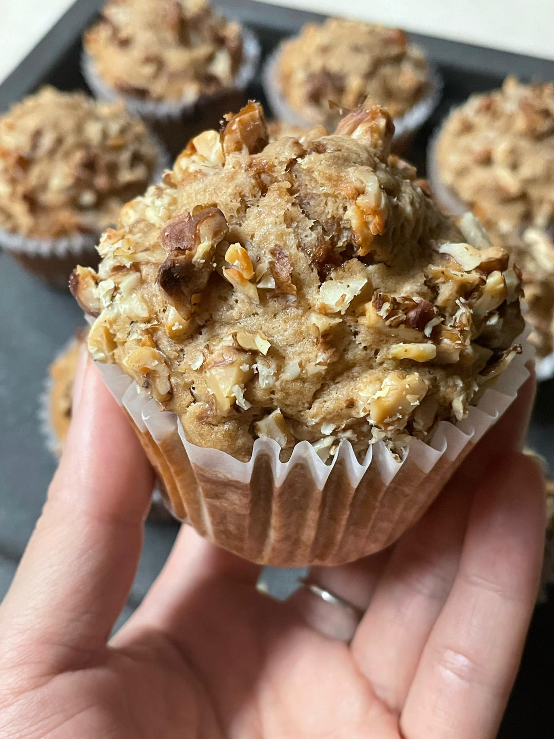 香蕉核桃麦芬 （超级湿润）