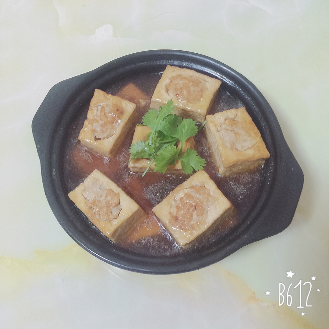 酿豆腐 豆腐箱 Tofu with Pork Mince Filling