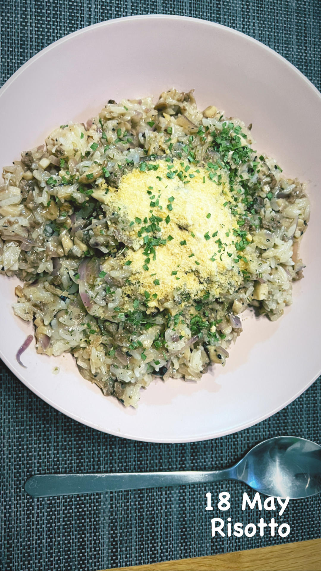 在家米其林『意大利菌菇烩饭Risotto』