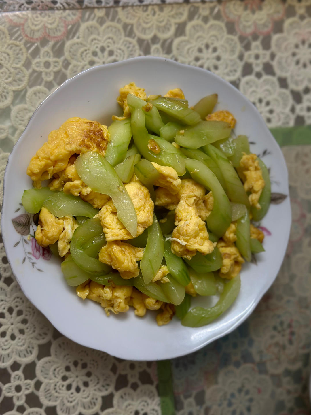 黄瓜炒鸡蛋 （青瓜炒鸡蛋）