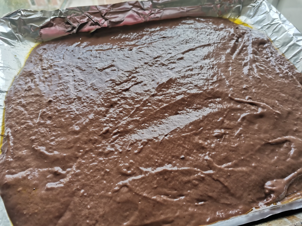纯素生日诞糕/紫薯素酸乃巧克力夹心蛋糕🍰/减油减糖无反式脂肪，无动物奶油的做法 步骤6