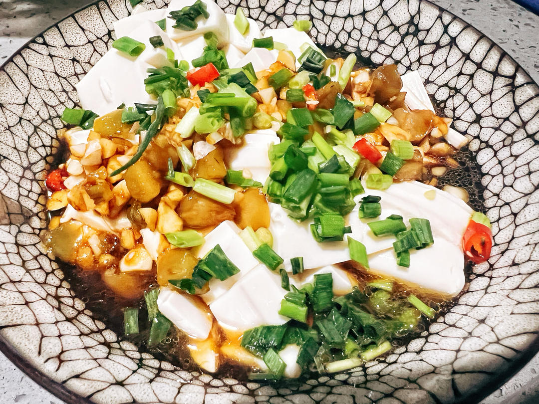 凉拌豆腐/小葱拌豆腐