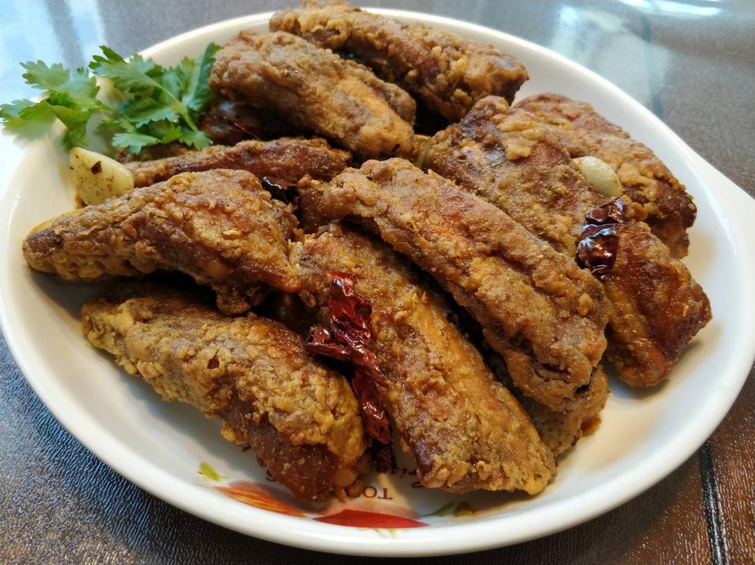 椒盐蒜香骨