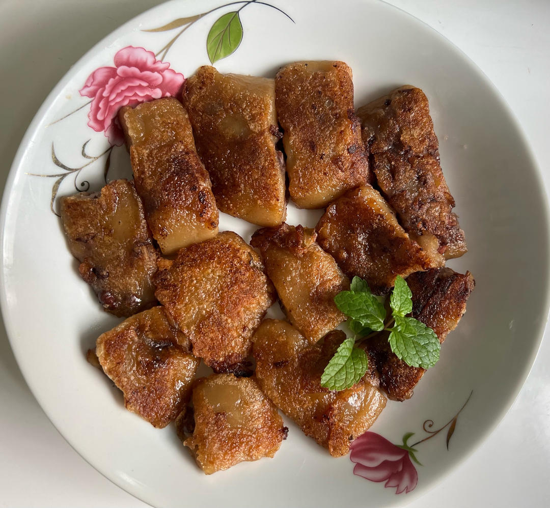 蕉叶糍粑@（家乡美食）