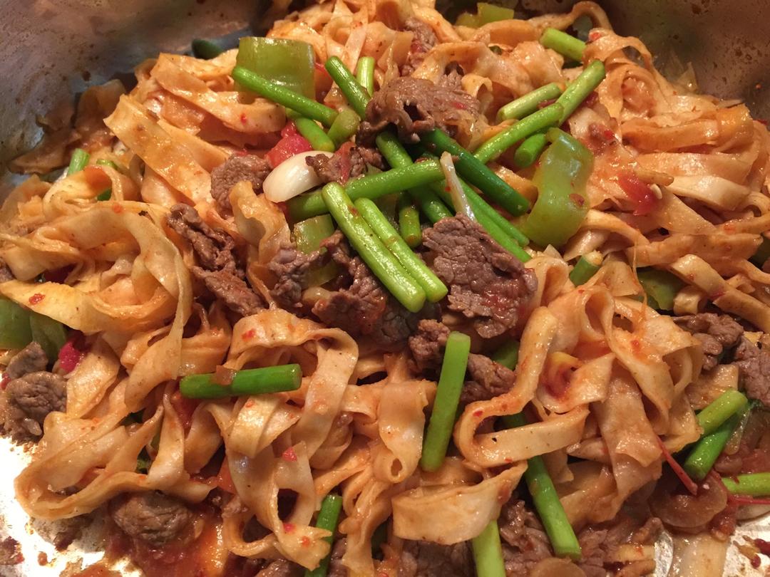 牛肉炒糊饽