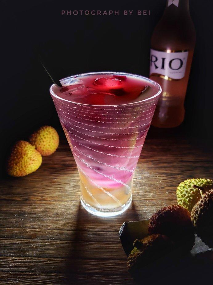 荔枝粉红莫吉托(rio养乐多)