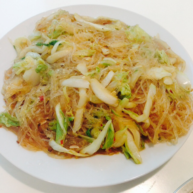 巨好吃的白菜炒粉丝