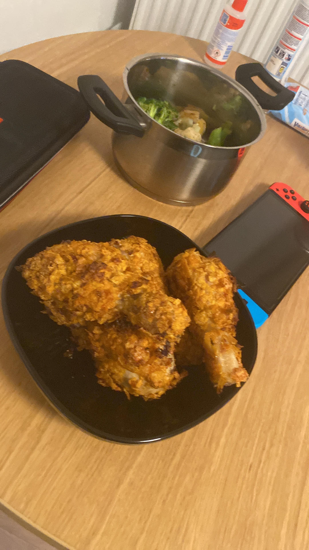 仿KFC脆皮烤鸡腿(裹薯片烤箱版）