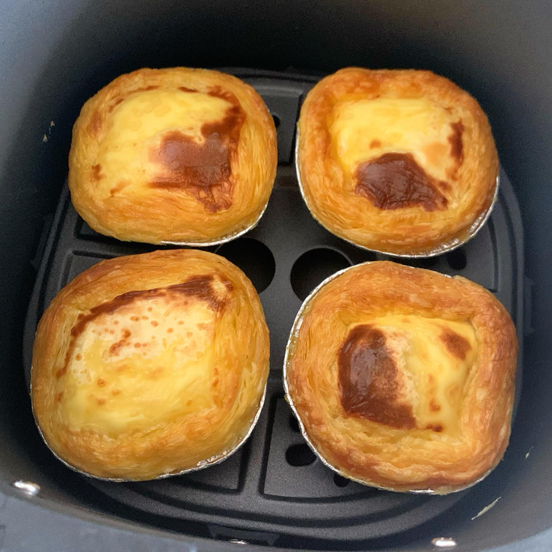 空气炸锅版全蛋葡式蛋挞『秒杀KFC』悠伴空气炸锅