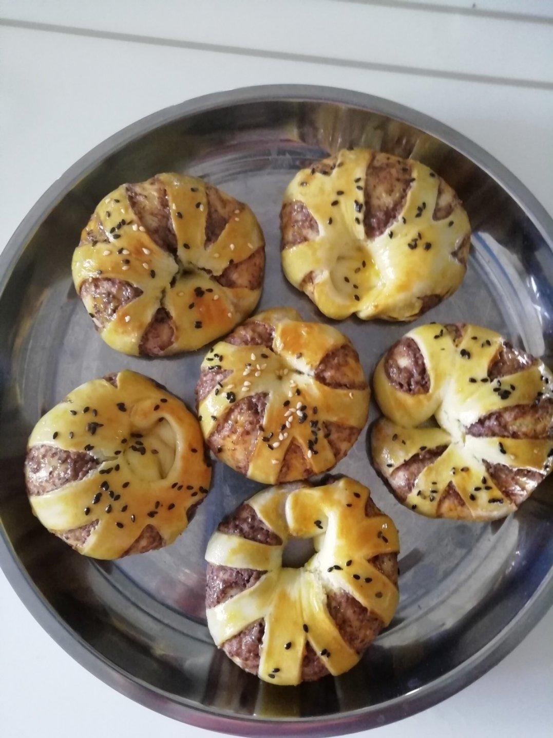 红豆沙面包卷