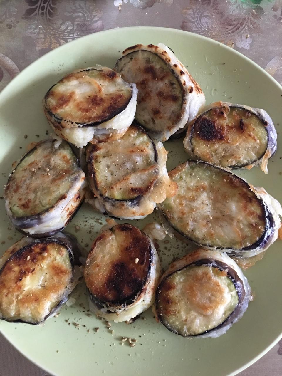 香煎土豆泥茄盒