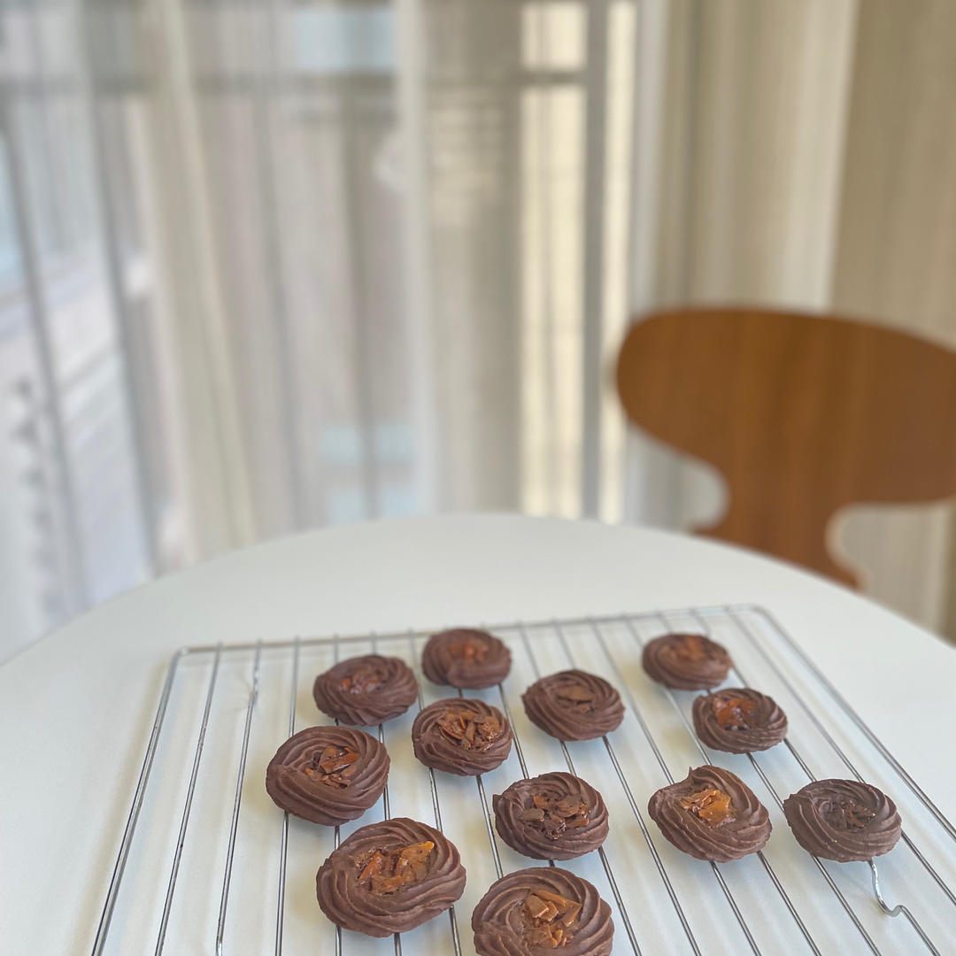 零失败｜🔥焦糖牛扎糖和黄油曲奇的跨界合作，私房爆单的罗马盾牌曲奇！